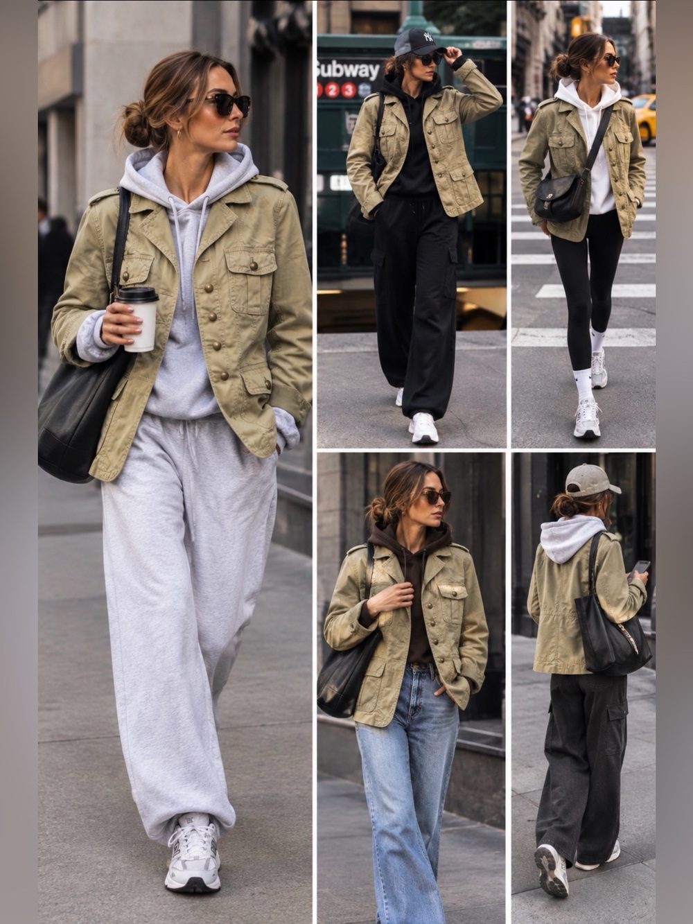 Vintage Banana Republic Y2K Khaki Safari Military Field Jacket - Size 4 / S